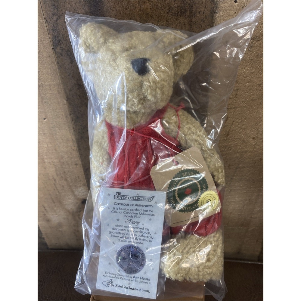 Boyds‎ Bear Starry 2000 Millennium Limited Edition #1857/3600 Canadian Exclusive